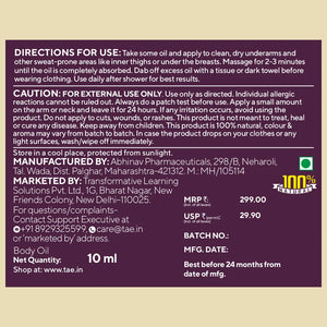 Mini Odores-Q 100% Natural Aromatic Body Oil