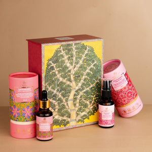 Brighten & Firm Face Oil Duo - With Free Gift Box Combo VARAASA