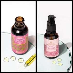 Brighten & Firm Face Oil Duo - With Free Gift Box Combo VARAASA