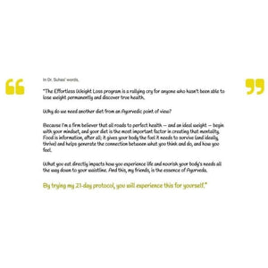 Effortless Weight Loss - 21-day Ayurvedic Detox Diet Plan to Lose Weight Educational Videos The Ayurveda Experience