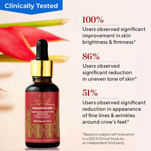 Manjasvini PRO Glow-Giving Night-Time Face Elixir Face Oil VARAASA