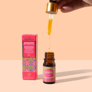 Mini Safranyam Glow-Boosting & Brightening Daytime Face Oil. Face Oil VARAASA
