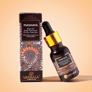 Travel-Size Mashaya Black Dal Body Moisturiser For Dry, Flaky Skin Body Oil VARAASA