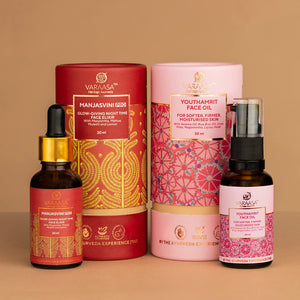 Youthful Glow Face Oil Duo - With Free Gift Box Combo VARAASA