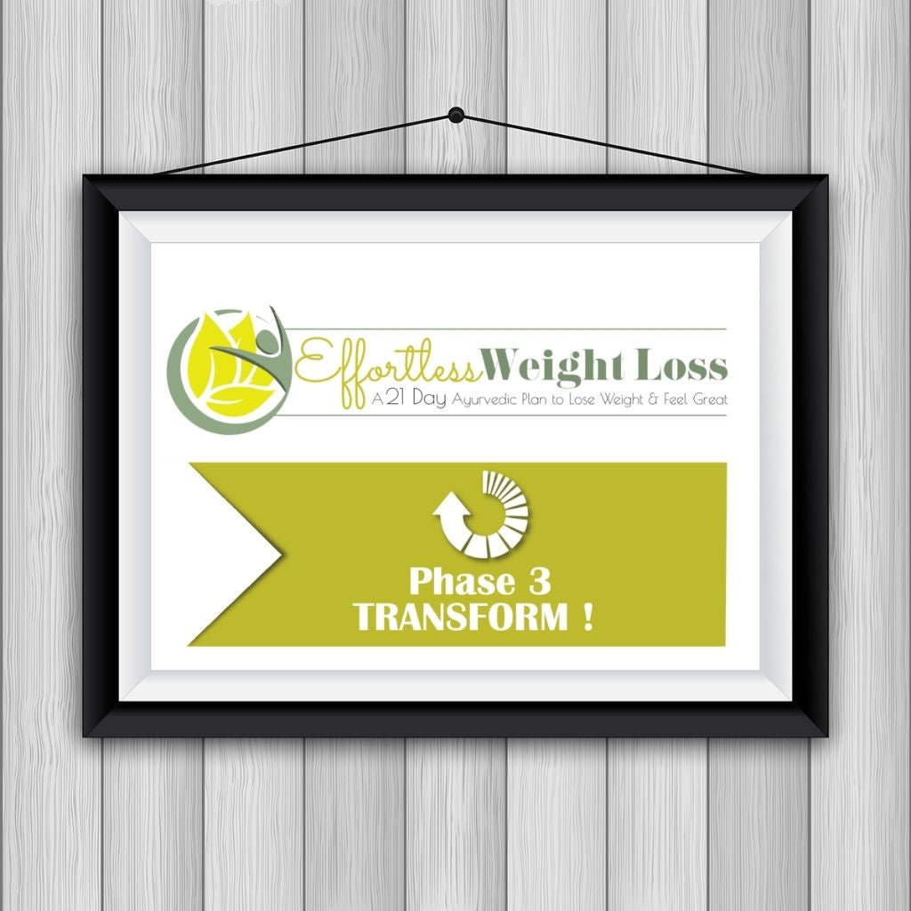 Effortless Weight Loss - 21-day Ayurvedic Detox Diet Plan to Lose Weight Educational Videos The Ayurveda Experience 