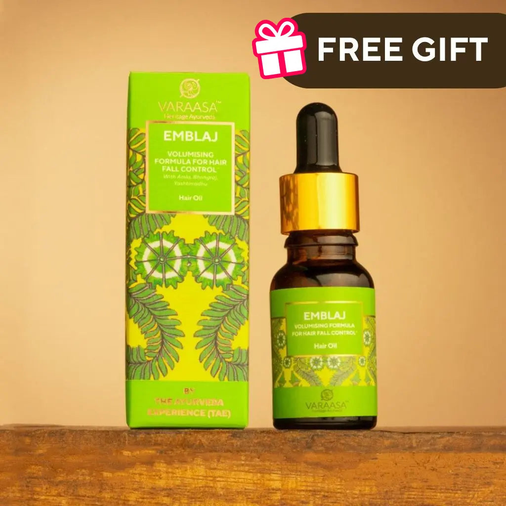 FREE GIFT | Mini Emblaj Volumising Formula For Hair Fall Control^ singleton_gift VARAASA 