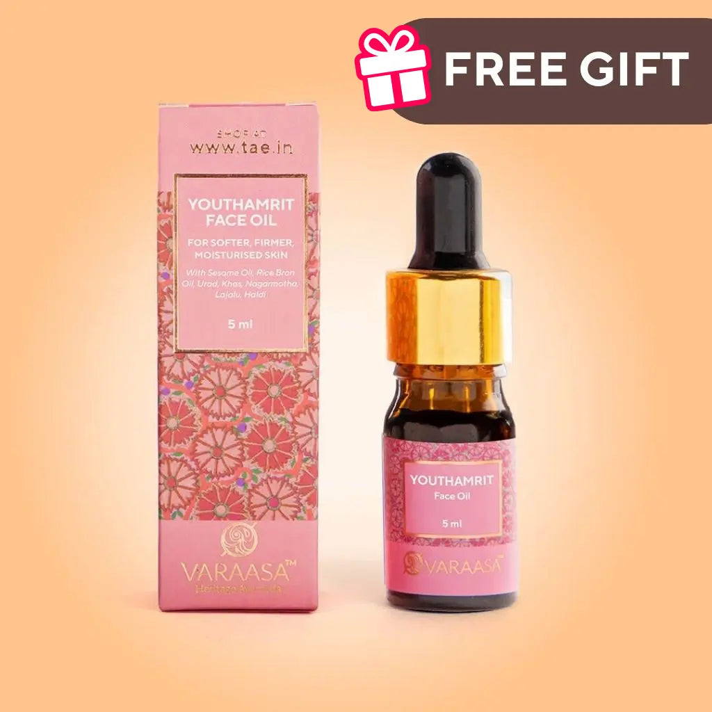 FREE GIFT | Mini Youthamrit Face Oil - For Softer, Firmer, Moisturised Skin. singleton_gift VARAASA 