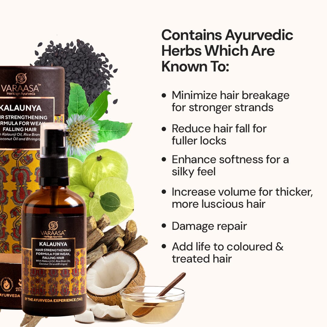 Kalaunya Hair Strengthening Formula Hair Oil VARAASA 