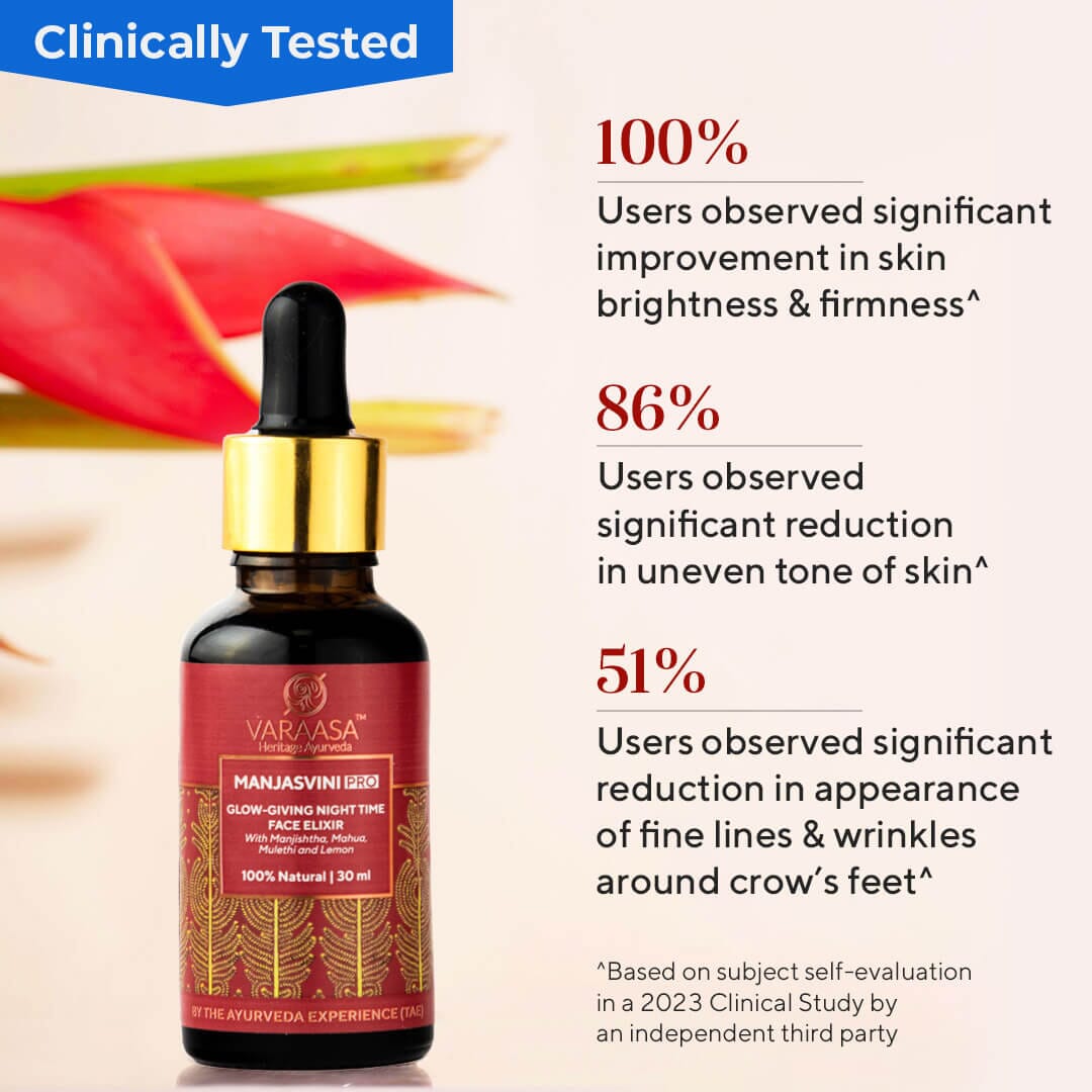 Manjasvini PRO Glow Giving Night-Time Face Elixir Face Oil VARAASA 