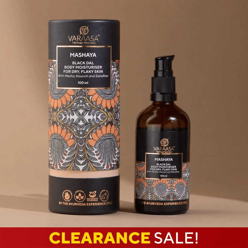 Mashaya Black Dal Body Moisturiser For Dry, Flaky Skin Body Oil VARAASA 