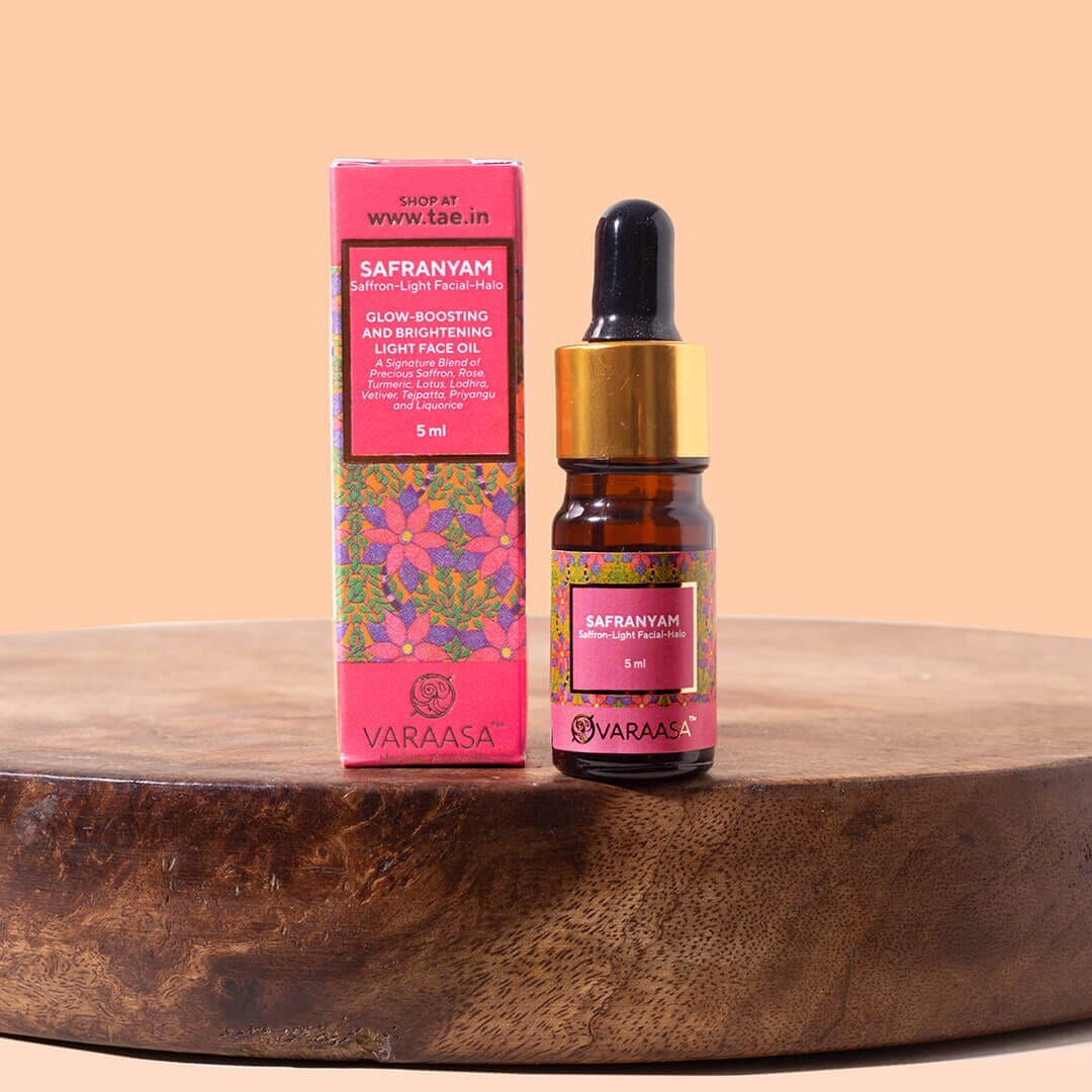 Mini Safranyam Glow-Boosting & Brightening Daytime Face Oil. Face Oil VARAASA 