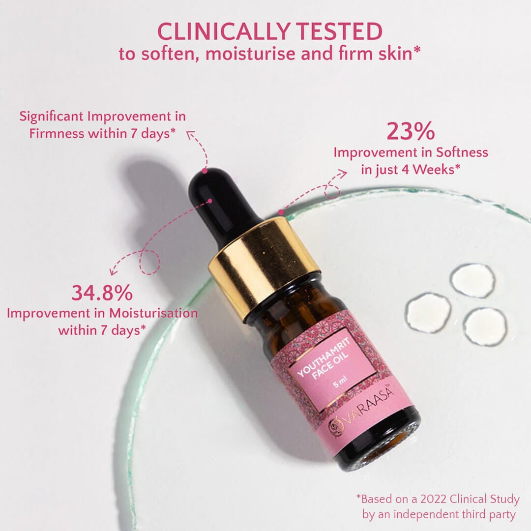 Mini Youthamrit Face Oil - For Softer, Firmer, Moisturised Skin. Face Oil VARAASA 