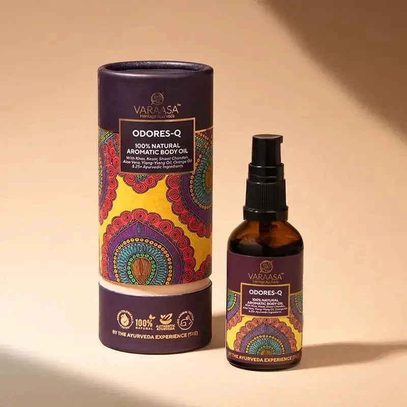 Odores-Q 100% Natural Aromatic Body Oil. Body Oil VARAASA 