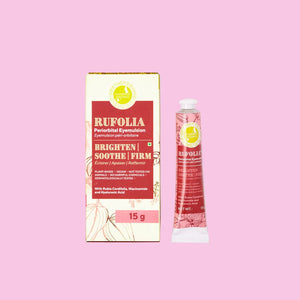 Rufolia Firming & Brightening Eye Cream | With Manjistha, Niacinamide & Hyaluronic Acid Eye Cream A. Modernica Naturalis 
