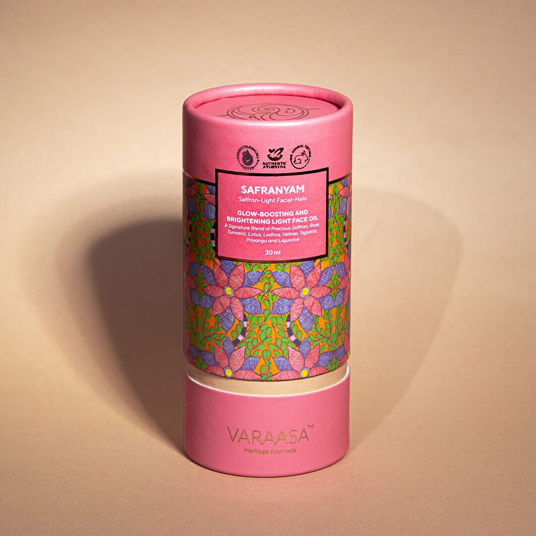 Safranyam Saffron-Light Facial-Halo - Glow Boosting & Brightening Face Oil Face Oil VARAASA 