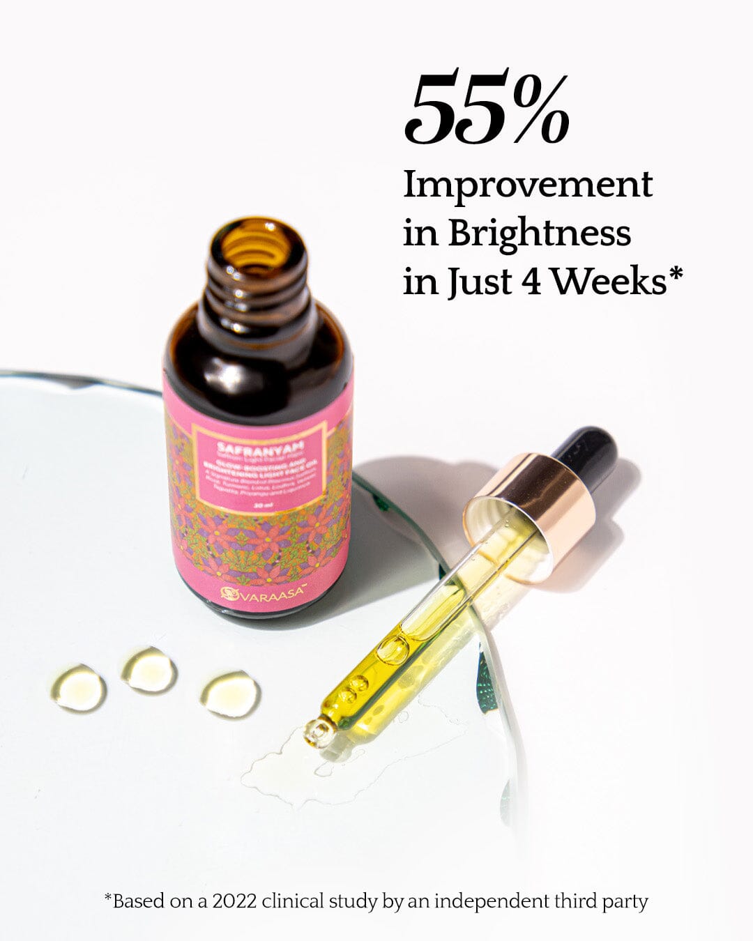 Safranyam Saffron Light Facial Halo - Glow Boosting & Brightening Face Oil Face Oil VARAASA 