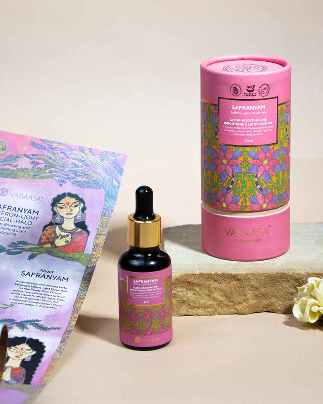 Safranyam Saffron Light Facial Halo - Glow Boosting & Brightening Face Oil Face Oil VARAASA 