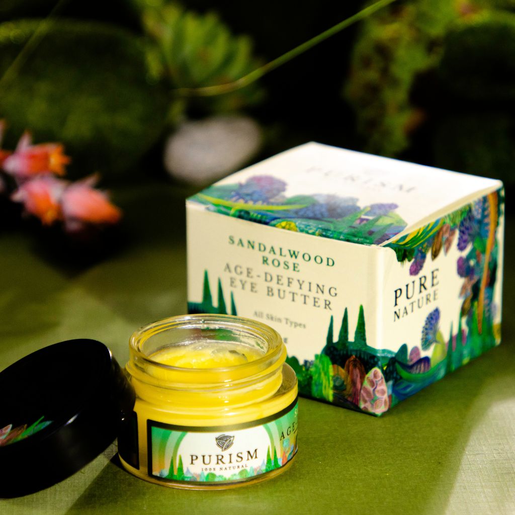 Sandalwood Rose Age-Defying Eye Butter Eye Cream PURISM 
