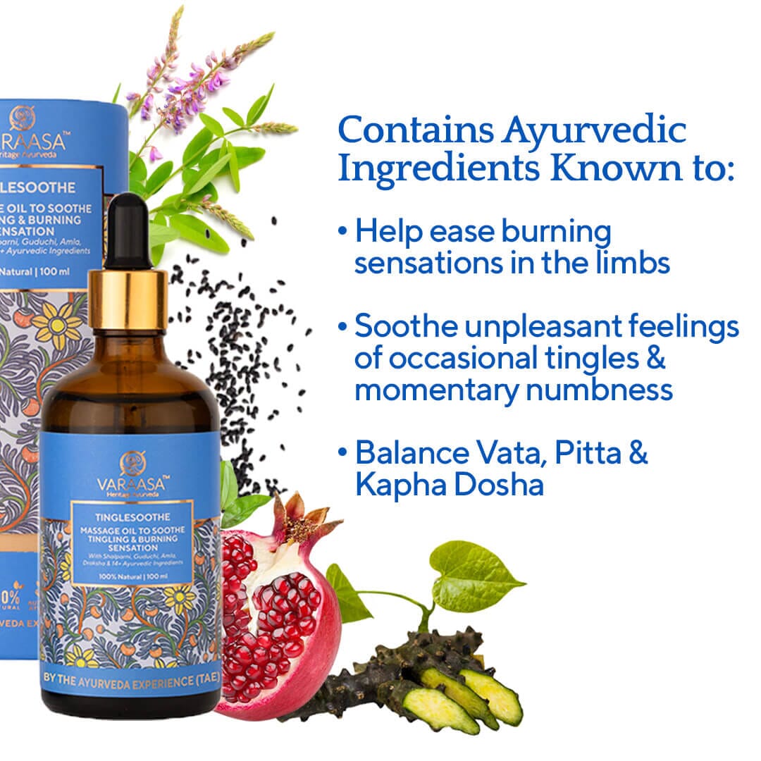 Tinglesoothe Body Oil - to Soothe Tingling & Burning Sensation Body Oil VARAASA 